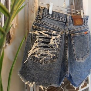 Vintage High Wasted Jean Shorts